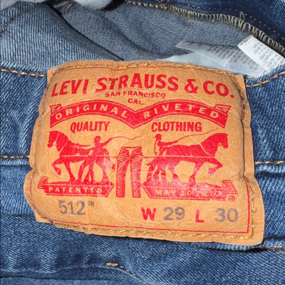Levi 512 Jeans W29L30 - Picture 2 of 14
